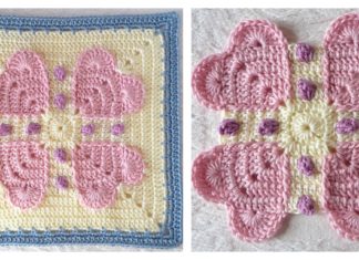 Never Ending Love Square Free Crochet Pattern