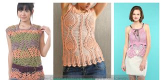 Pineapple Stitch Top Free Crochet Pattern