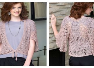 Flutter Cardigan Free Crochet Pattern