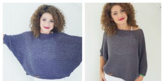 Batwing Sweater Free Crochet Pattern and Video Tutorial