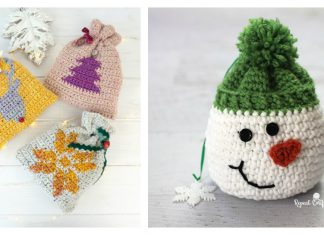 Christmas Gift Sack Bag Free Crochet Pattern