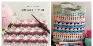 Cupcake Stitch Free Crochet Pattern and Video Tutorial