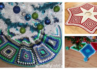 Granny Christmas Tree Skirt Free Crochet Pattern