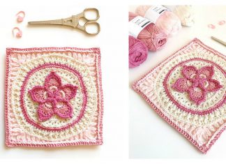 The Fab5Flower Square Free Crochet Pattern