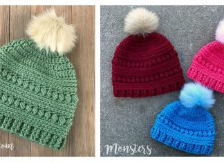 Bead Stitch Hat Free Crochet Pattern