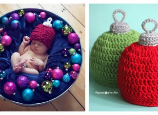 Christmas Ornament Hat Free Crochet Pattern