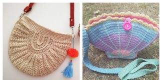 Seashell Bag Free Crochet Pattern