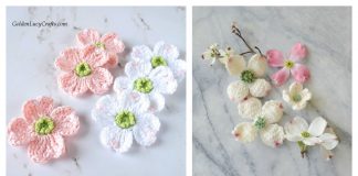 Dogwood Flowers Free Crochet Pattern