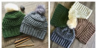 Southern Pines Beanie Free Crochet Pattern