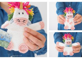 Unicorn Gift Card Holder Free Crochet Pattern