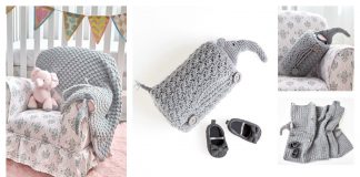 Elephant Baby Blanket FREE Crochet Pattern