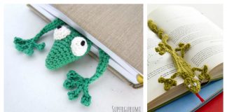 Gecko Bookmark FREE Crochet Pattern