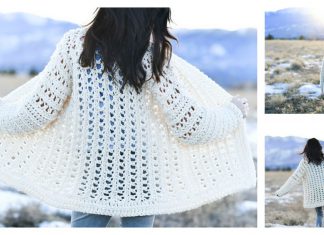 Easy Oversized Cardigan FREE Crochet Pattern