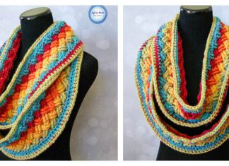 Lucky Celtic Infinity Scarf Free Crochet Pattern