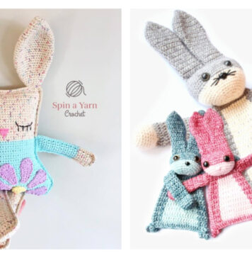 Rabbit Ragdoll Toy Crochet Patterns