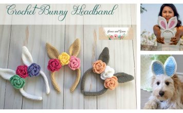 Bunny Ears Headband Free Crochet Pattern