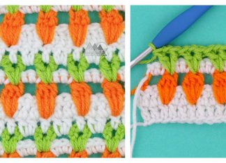 Carrot Stitch Free Crochet Pattern and Video Tutorial