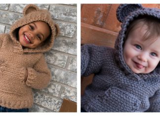 Kids Hoodie Free Crochet Pattern