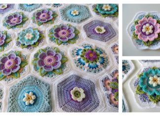 Frida's Flowers Blanket Free Crochet Pattern