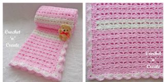 Sweetheart Baby Blanket Free Crochet Pattern