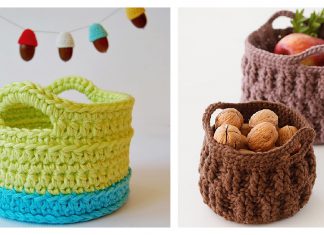 Little Basket Free Crochet Pattern