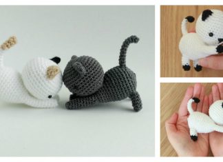 Playing Cat Amigurumi Free Crochet Pattern