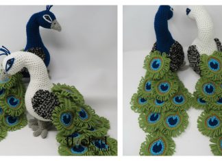 Regal the Peacock Amigurumi Free Crochet Pattern and Video Tutorial