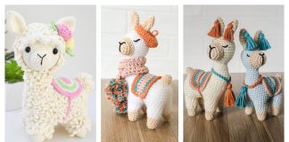 Amigurumi Llama Soft Toy Crochet Pattern