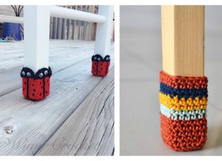 Chair Socks Free Crochet Pattern