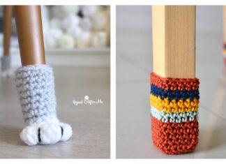 Chair Socks Free Crochet Patterns