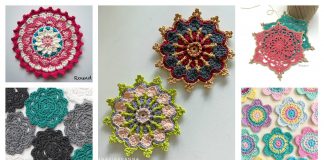 Flower Coaster Free Crochet Pattern