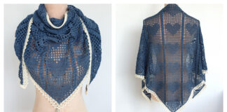 Hearty Lace Shawl Free Crochet Pattern