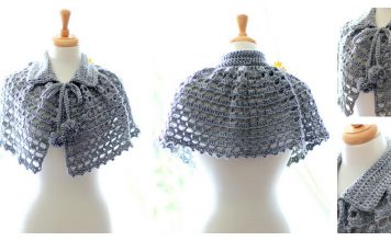 Lace Mystical Cape Free Crochet Pattern