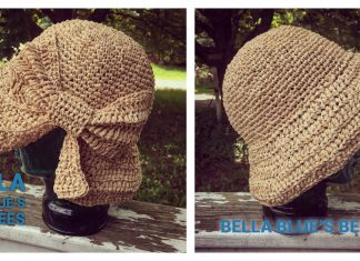 Raffia Sun Hat Free Crochet Pattern