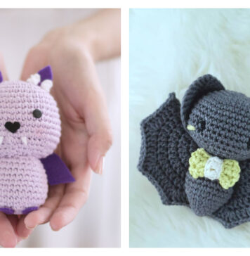 10+ Adorable Amigurumi Bat Crochet Patterns