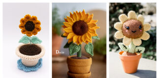 10+ Amigurumi Sunflower Crochet Patterns