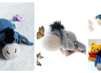 Amigurumi Eeyore Keychain Free Crochet Pattern