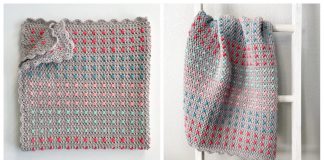 Candy Dots Baby Blanket Free Crochet Pattern and Video Tutorial