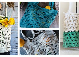 Fancy Market Bag Free Crochet Pattern