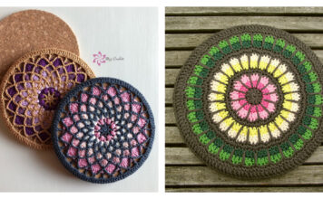 Mandala Style Trivet Potholder Crochet Patterns