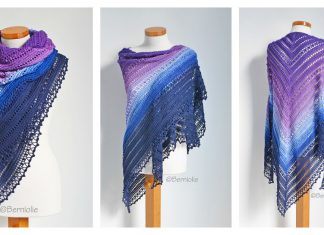 Secret Paths Shawl Free Crochet Pattern