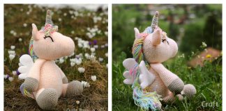 Winged Unicorn Amigurumi Free Crochet Pattern