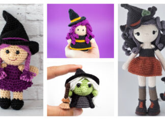 8 Halloween Witch Amigurumi Free Crochet Patterns