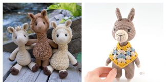 Amigurumi Llama Alpaca Free Crochet Pattern