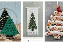 Christmas Tree Wall Hanging Crochet Pattern