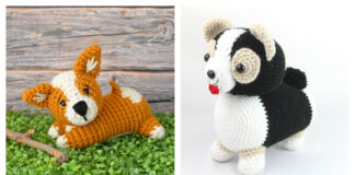 Corgi Dog Amigurumi Free Crochet Pattern