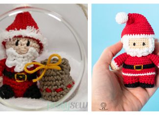 Tiny Santa Free Crochet Pattern