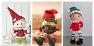 10+ Amigurumi Christmas Elf Free Crochet Patterns