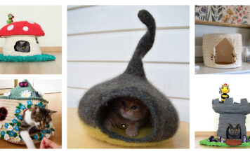Adorable Cat Cave Crochet Patterns