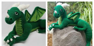 Amigurumi Vincent the Dragon Free Crochet Pattern